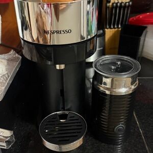 Nespresso Vertuo Next in Black with Milk Frother